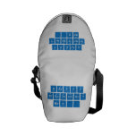 Happy
 Birthday
 René  Messenger Bags (mini)