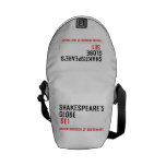 Shakespeare's globe   Messenger Bags (mini)
