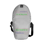 Matthew st  Messenger Bags (mini)
