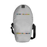 geloof hoop liefde  Messenger Bags (mini)