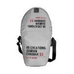 Re-creations- Damian  Chrobak  Messenger Bags (mini)