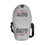 Hello kids  Street  Messenger Bags (mini)