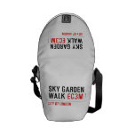 sky garden walk  Messenger Bags (mini)