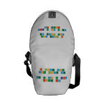 I love you
 You love me
 
 WE NO DO NO BARNY
 AROUND HERE  Messenger Bags (mini)