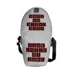 SOLID
 LQUID
 GAS
 PLASMA  Messenger Bags (mini)