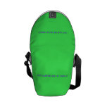 keep calm and just be yourself  Messenger Bags (mini)