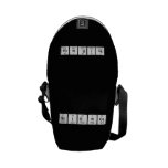 science  Messenger Bags (mini)