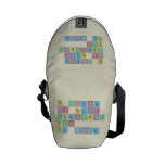 No science
 is better 
 authenticated
 than
 the Bible  Messenger Bags (mini)