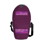 WELCOME TO MY FROG #ULFAH_TIARA     Messenger Bags (mini)