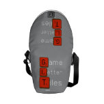 Game
 Letter
 Tiles  Messenger Bags (mini)