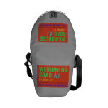 Weirdness Road  Messenger Bags (mini)