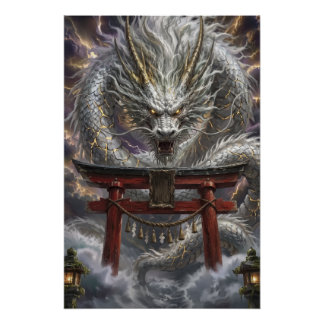 Messenger of God at the Shrine of God Poster