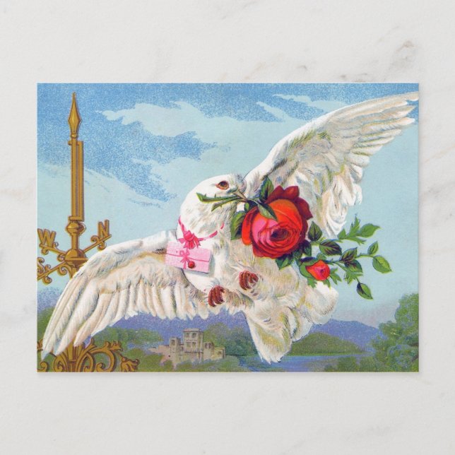 Messenger of Love Postcard (Front)