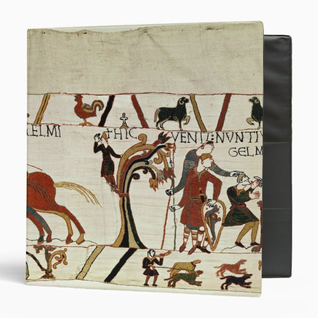 Messengers from Duke William to Guy de 3 Ring Binder (Front/Inside)