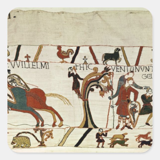 Messengers from Duke William to Guy de Square Sticker (Front)