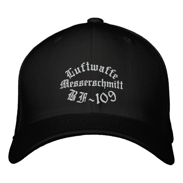 Messerschmitt BF-109 Cap/Hat Embroidered Baseball Hat (Front)