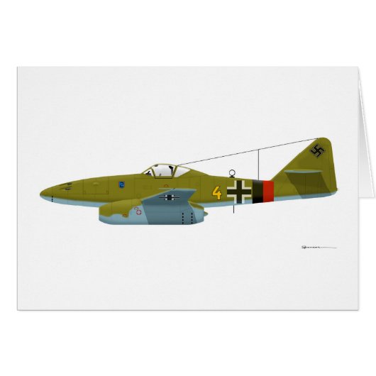 Messerschmitt Me-262 Swallow Cards (Front Horizontal)
