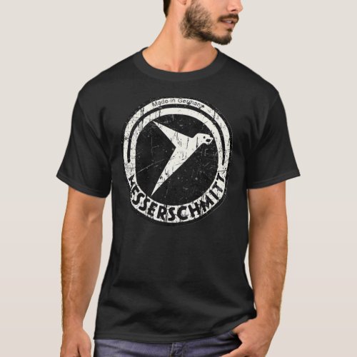 Messerschmitt WW2 German Vintage Aircraft Company  T_Shirt