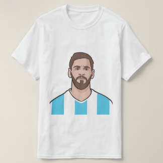 messi and argentina fans t-shirt