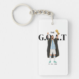 Messi World Cup Champion Keychain