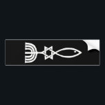 Messianic bumper sticker<br><div class="desc">the symbol for messianic judaism</div>