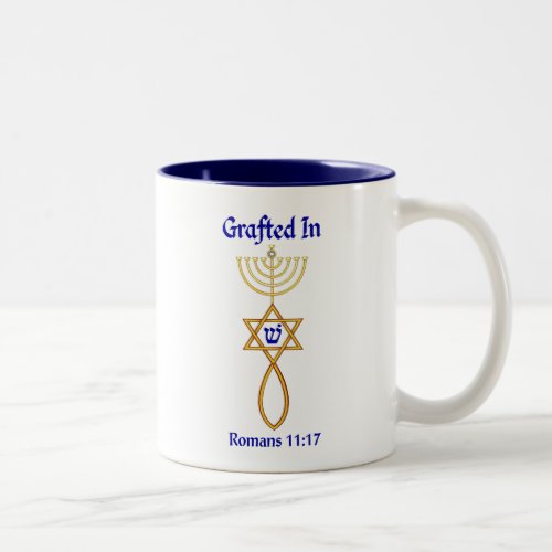 Messianic Grafted In seal wSheen Mug