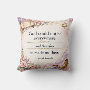 Messianic Jewish Bible Quote - Bible Verse Throw Pillow