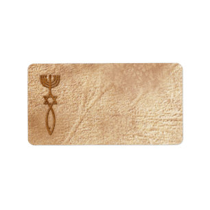 Messianic Seal Aged - Address Labels Blank
