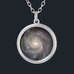 messier 101 ngc 5457 galaxy stars space silver plated necklace<br><div class="desc">messier 101 ngc 5457 galaxy stars space</div>