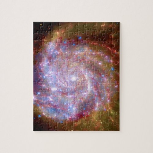 Messier 101 Spiral Galaxy _ Hubble Telescope Photo Jigsaw Puzzle