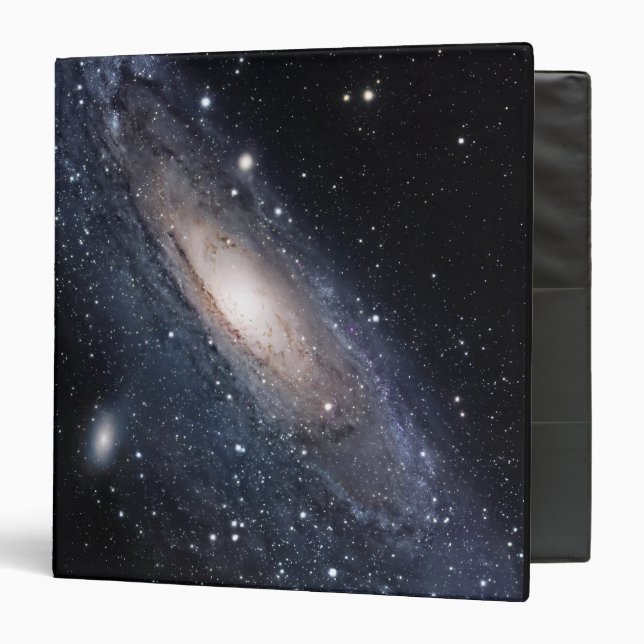 Messier 31, The Great Galaxy in Andromeda 3 Ring Binder (Front/Inside)