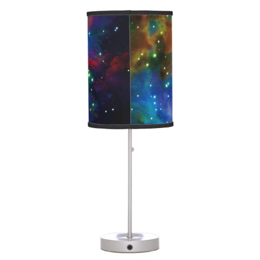Messier 42 Orion Nebula Infrared ESO Space Photo Table Lamp (Back)