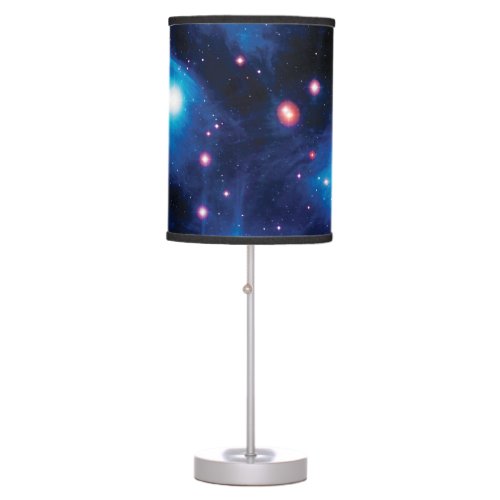 Messier 45 Pleiades Star Cluster NASA Space Photo Table Lamp