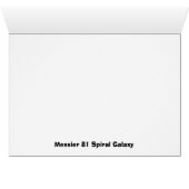 Messier 81 Spiral Galaxy Cards (Inside Horizontal (Bottom))
