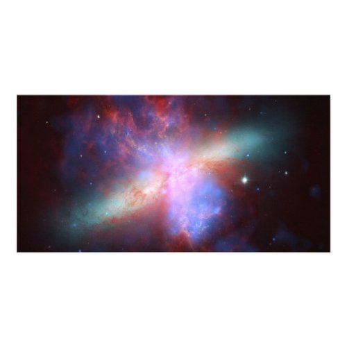 Messier 82 NGC 3034 Cigar Galaxy M82 Composite Card