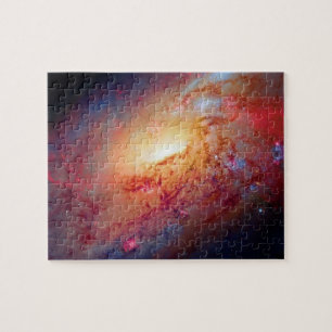 Messier M106 Spiral Galaxy Outer Space Photo Jigsaw Puzzle