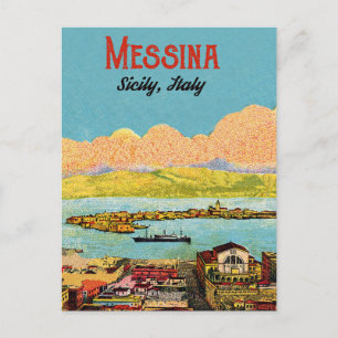 Messina city, Sicily, Italy Postcard