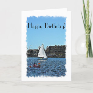 Messing about in boats Birthday Card