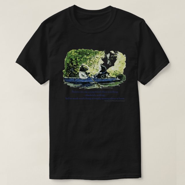 Messing About in Boats  T-Shirt (Design Front)