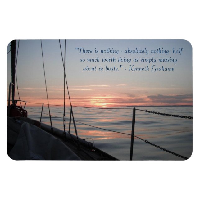 Messing around in boats magnet (Horizontal)