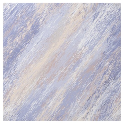 Messy Abstract Blue and Beige Paint Strokes Gallery Wrap