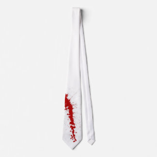 messy blood splatter tie!!!!! neck tie