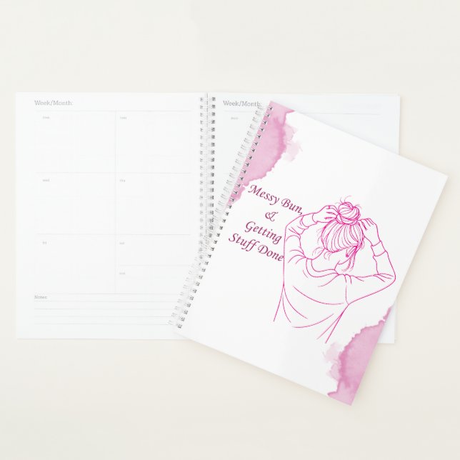 Messy Bun, Getting Stuff Done Planner (Display)