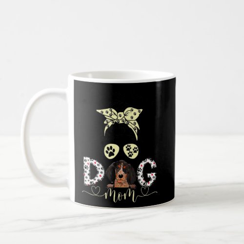 Messy Bun Kinda Busy Being A Dog Mom Life Bluetick Coffee Mug