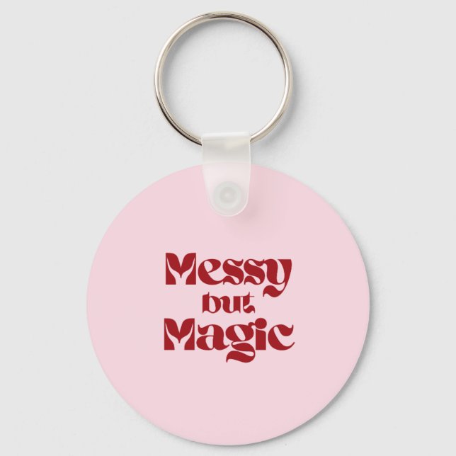 messy but magic keychain (Front)