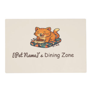 Messy Eater, Cute Face – Custom Pet Placemat