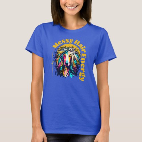 Messy Hair Dog Pop Art Shirt