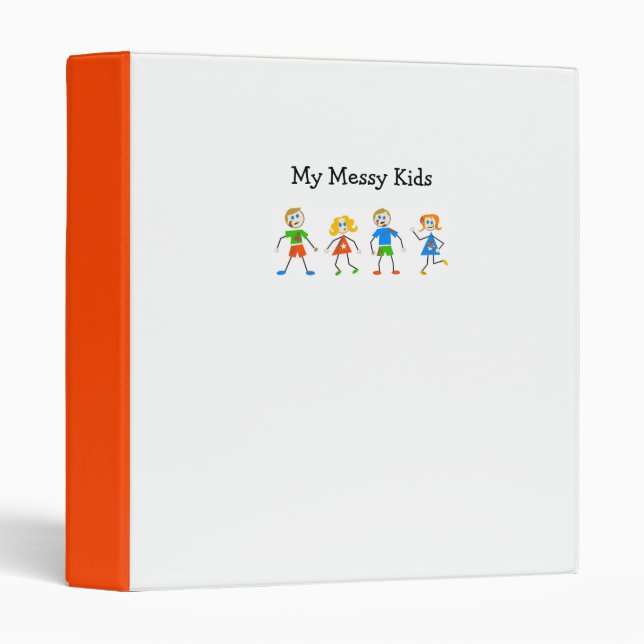 Messy Kids Binder (Front/Spine)