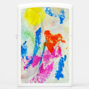 Messy Paint Zippo Lighter