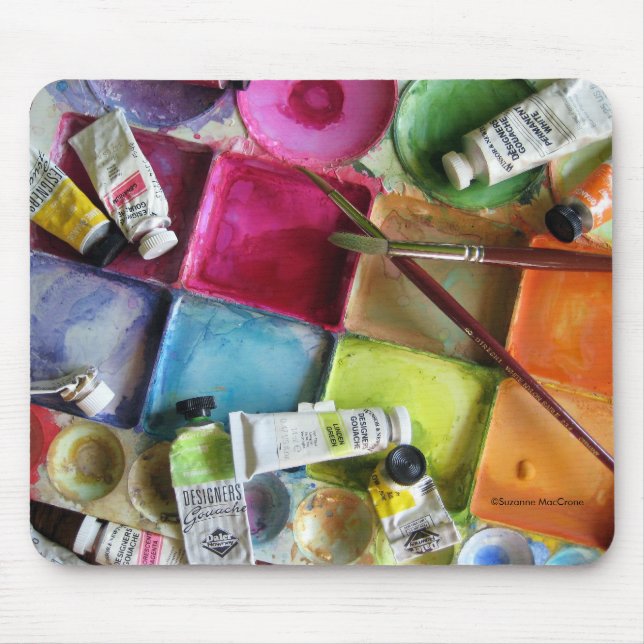 Messy Palette - Mousepad (Front)